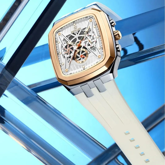 Reloj Deportivo para Hombre, Resistente al Agua, Luminoso, Cronógrafo y Calendario