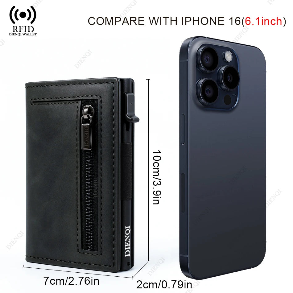 Cartera de Fibra de Carbono lujosa para Hombre