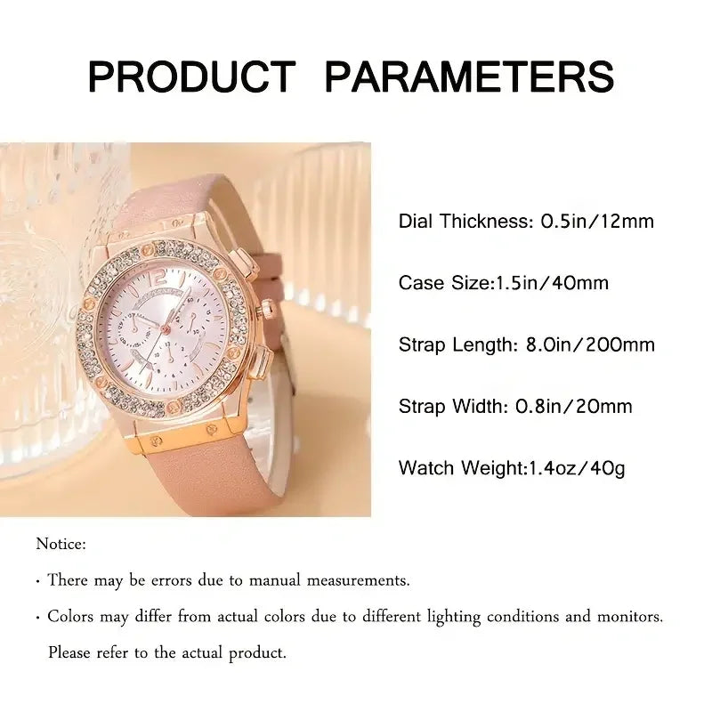 Reloj de Pulsera para Mujer con Diamantes