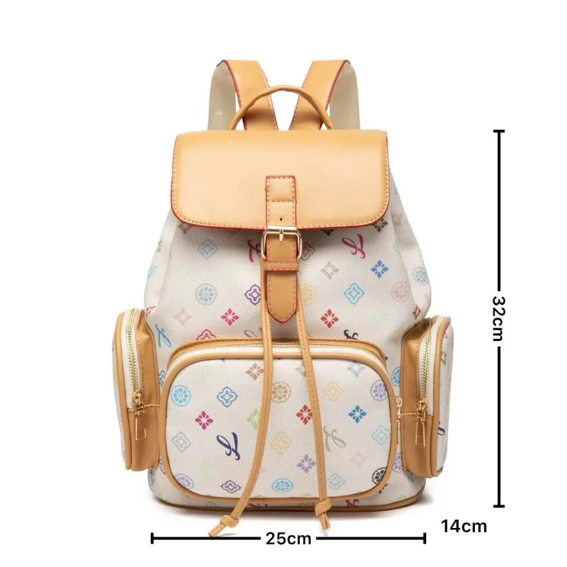 Mochila de lujo para mujer estilo fashion para viaje, trabajo y universidad