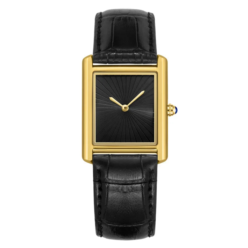 Relojes de Pareja para Hombre y Mujer, Moda, Correa de Cuero, Resistente al Agua, Cuarzo