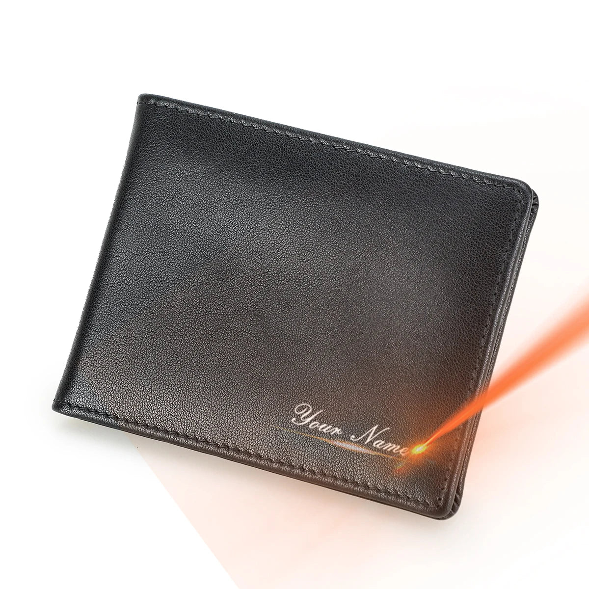 Cartera Pequeña de Cuero Genuino para Hombre