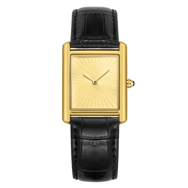 Relojes de Pareja para Hombre y Mujer, Moda, Correa de Cuero, Resistente al Agua, Cuarzo