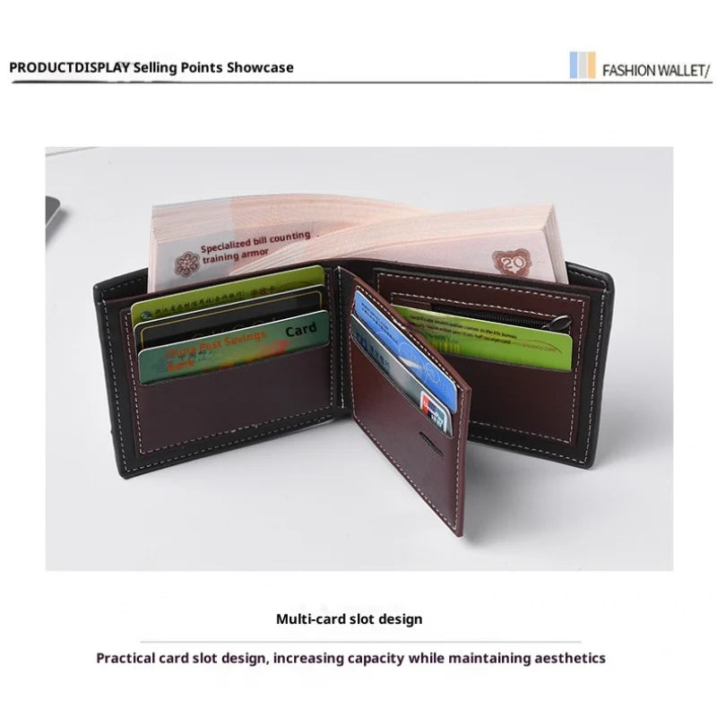 Cartera de Hombre Multi Tarjetero con Monedero
