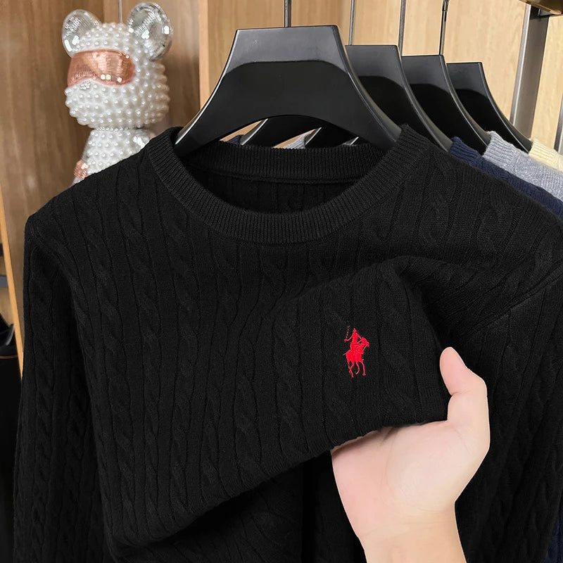 Jersey de punto de lujo para hombre