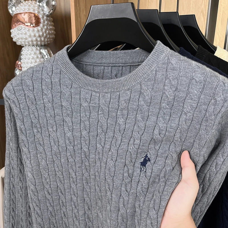 Jersey de punto de lujo para hombre