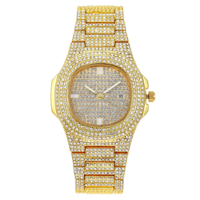 Reloj de Mujer Full Diamond con Calendario · Lujo en tu Muñeca