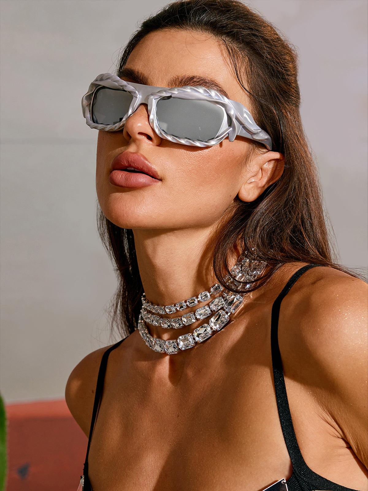 Gafas de sol Vered con detalle fruncido