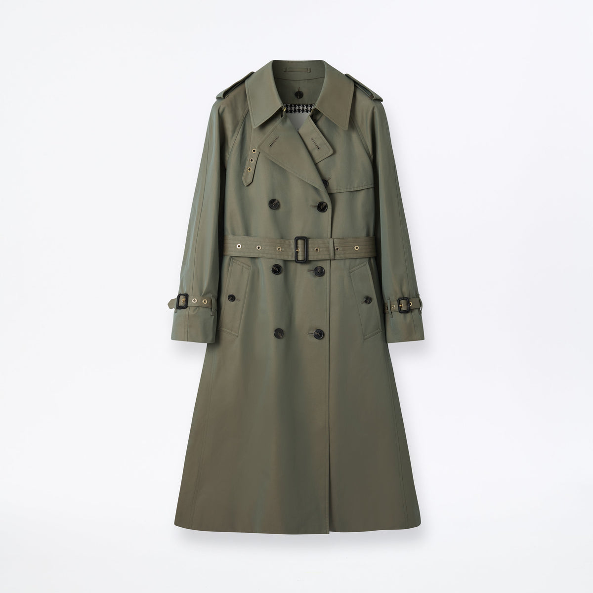 Forrest Gabardine Trench Coat - CL Khaki Detachable Wool Liner