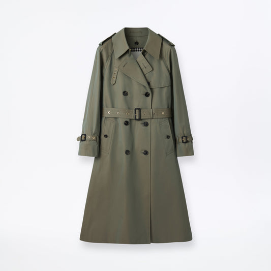 Forrest Gabardine Trench Coat - CL Khaki Detachable Wool Liner